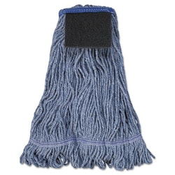 Essendant Mop Head, Loop-End, Cotton With Scrub Pad, Large, 12/Carton