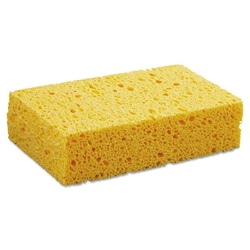 Essendant Medium Cellulose Sponge, 3 2/3 x 6 2/25", 1.55" Thick, Yellow,