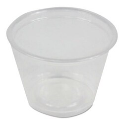 Essendant Boardwalk Souffle/Portion Cups, 1 oz, Clear, 2500/cs, Quantity: