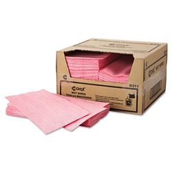 Essendant Wet Wipes, 11 1/2 x 24, White/Pink, 200/Carton