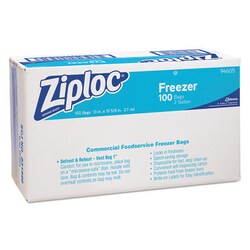 Essendant Double Zipper Freezer Bags, 2 gal, 2.7 mil, 13"" x 15.5"", Clear,