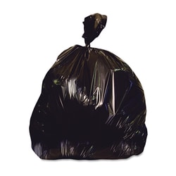 Essendant Low-Density Repro Can Liner, 33 gal, 1.5 mil, 33"" x 39"", Black,