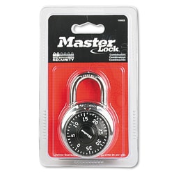 Essendant Combination Lock, Stainless Steel, 1 7/8
