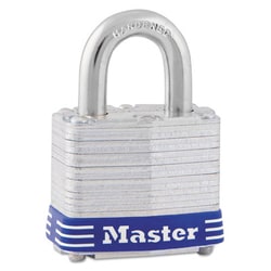Essendant Four-Pin Tumbler Lock, Laminated Steel Body, 1 9/16