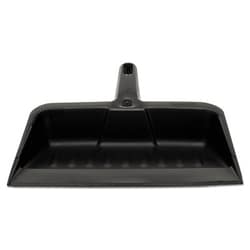 Essendant Heavy-Duty Dustpan, 8 1/4"" w, Polypropylene, Charcoal, Quantity: