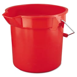 Essendant BRUTE Round Utility Pail, 14qt, Red