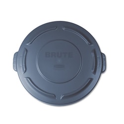 Essendant Flat Top Lid for 20-Gallon Round Brute Containers, 19 7/8