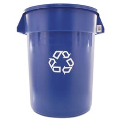 Essendant&nbsp;Brute Recycling Container, Round, 32 gal, Blue