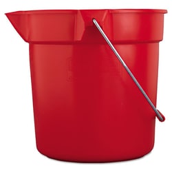 Essendant BRUTE Round Utility Pail, 10qt, Red