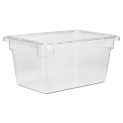 Essendant&nbsp;Food/Tote Boxes, 5gal, 12w x 18d x 9h, Clear
