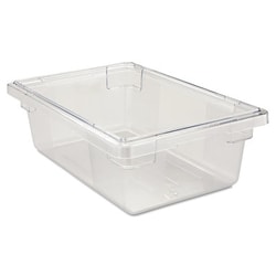 Essendant&nbsp;Food/Tote Boxes, 3 1/2gal, 18w x 12d x 6h, Clea
