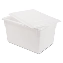 Essendant&nbsp;Food/Tote Boxes, 21.5gal, 26w x 18d x 15h, White