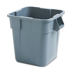 Essendant&nbsp;Brute Container, Square, Polyethylene, 28gal, Gray