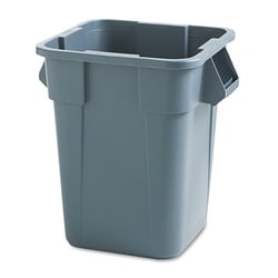 Essendant Brute Container, Square, Polyethylene, 40gal, Gray