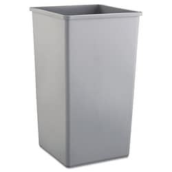 Essendant&nbsp;Untouchable Square Waste Receptacle, Plastic, 50gal, Gray