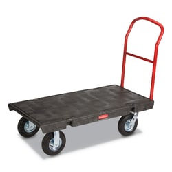 Essendant&nbsp;Heavy-Duty Platform Truck Cart, 1,200 lb Capacity, 24 x 48 Platform, Black