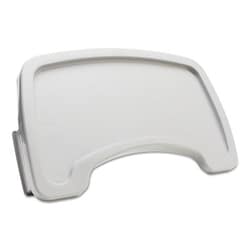Essendant Sturdy Chair Microban Youth Seat Tray, Plastic, Platinum, Quantity: