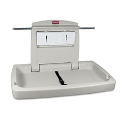 Essendant Sturdy Station 2 Baby Changing Table, 33.5 x 21.5, Platinum