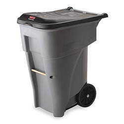 Essendant Brute Rollout Heavy-Duty Waste Container, Square, Polyethylene,