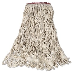 Essendant Super Stitch Blend Mop Head, Large, Cotton/Synthetic, White,