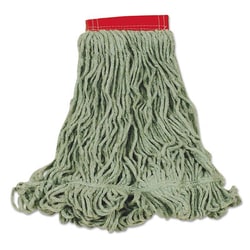 Essendant&nbsp;Super Stitch Blend Mop Heads, Cotton/Synthetic, Green, Large