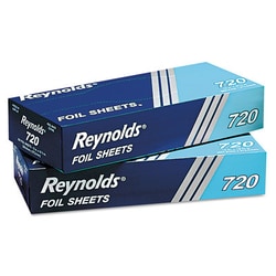 Essendant Pop-Up Interfolded Aluminum Foil Sheets, 12 x 10 3/4, Silver,