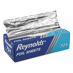 Essendant Pop-Up Interfolded Aluminum Foil Sheets, 12 x 10 3/4, Silver,