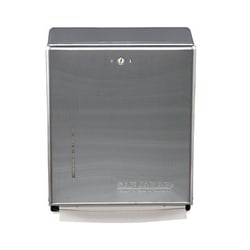Essendant C-Fold/Multifold Towel Dispenser, Stainless Steel, 11 3/8 x 4 x 14 3/4