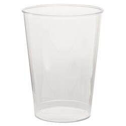 Essendant Comet Plastic Tumbler, 7 oz., Clear, Tall, 25/Pack