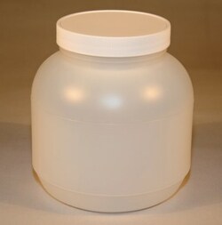 Industrial Glassware 2000ML PLST W/M JAR W/CAP CS/6, Quantity: Case of