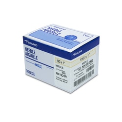 Med Vet International&nbsp;Terumo Needle, 19G x 1in, Hypodermic, 100/Box, NN1925R