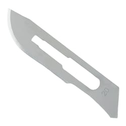 Med Vet International&nbsp;Stainless Steel Surgical Blade #20, 100/Box