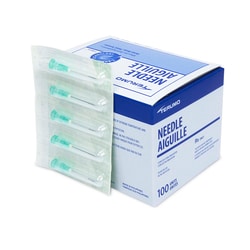 Med Vet International&nbsp;Terumo Needle, 21GX 1in, Hypodermic, 100/BX, NN2125R