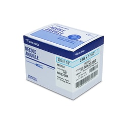 Med Vet International&nbsp;Terumo Needle, 23GX 1 1/2in, Hypodermic, 100/BX, NN2338R