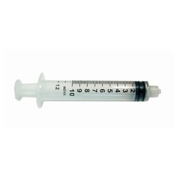 Med Vet International Exel Syringe, 10-12mL, Luer Lock, 100/Box, 26265