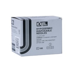 Med Vet International Exel Needle, 22G X 1 1/2"", Hypodermic, 100/Box,