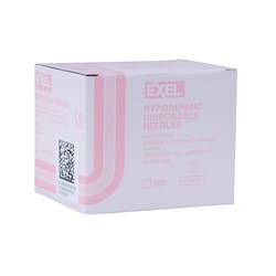 Med Vet International Exel Needle, 18G X 1"", Hypodermic, 100/Box, 26419,