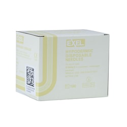 Med Vet International Exel Needle, 19G X 1 1/2"", Hypodermic, 100/Box,