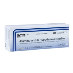 Med Vet International&nbsp;Exel Needle, 16G X 3/4in, Hypodermic, Vet Use, 100/BX, 26456