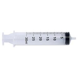 Med Vet International Terumo Syringe, 30mL, Luer Slip, 25/Box, SS-30S,