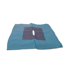 Med Vet International Fenestrated Drape, 40"X40", 4"X3/4" Rectangle, Each,