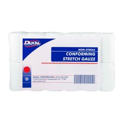 Med Vet International Dukal Conforming Stretch Gauze, Non-Sterile, Clean,