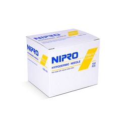 Med Vet International Nipro Needle, 20G X 1-1/2"", Hypodermic, 100/Box,