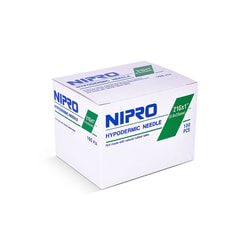 Med Vet International Nipro Needle, 21G X 1"", Hypodermic, 100/Box, AH+2125,