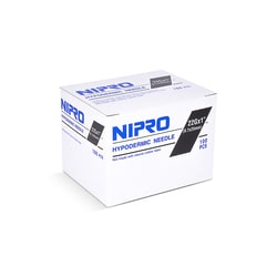 Med Vet International Nipro Needle, 22G X 1"", Hypodermic, 100/Box, AH+2225,
