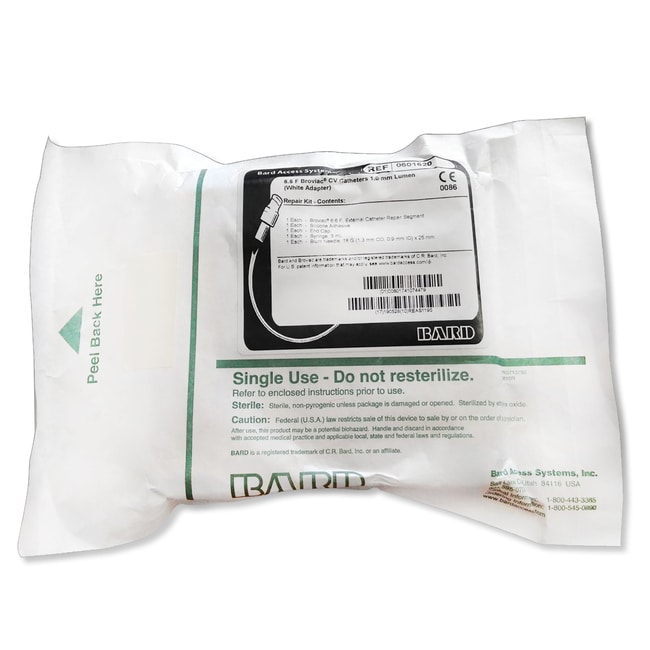 Med Vet International Kit Repair Catheter 6.6Fr Broviac Single Ea