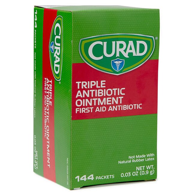 Med Vet International TripleAntibiotic Ointment, .9g Foil Packet, 144/Box, Fisher Scientific