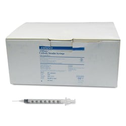 Med Vet International Amsino U40 Insulin Syringe, 1cc 29 x 1/2"", Vet Use,