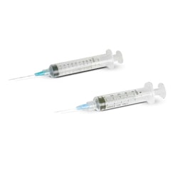 Med Vet International&nbsp;Nipro Syringe, 5mL, Luer Lock, 100/Box, JD+05L