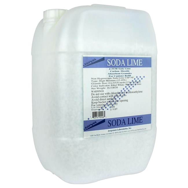 Med Vet International Soda Lime, 5 Gallon, Quantity Each of 1 Fisher